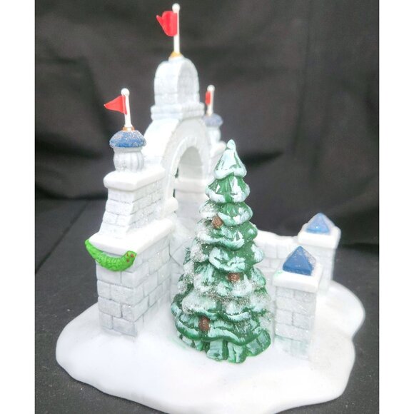 Dept 56 NORTH POLE GATE Heritage Christmas Village arch entrance accessory 56324 - Picture 6 of 9
